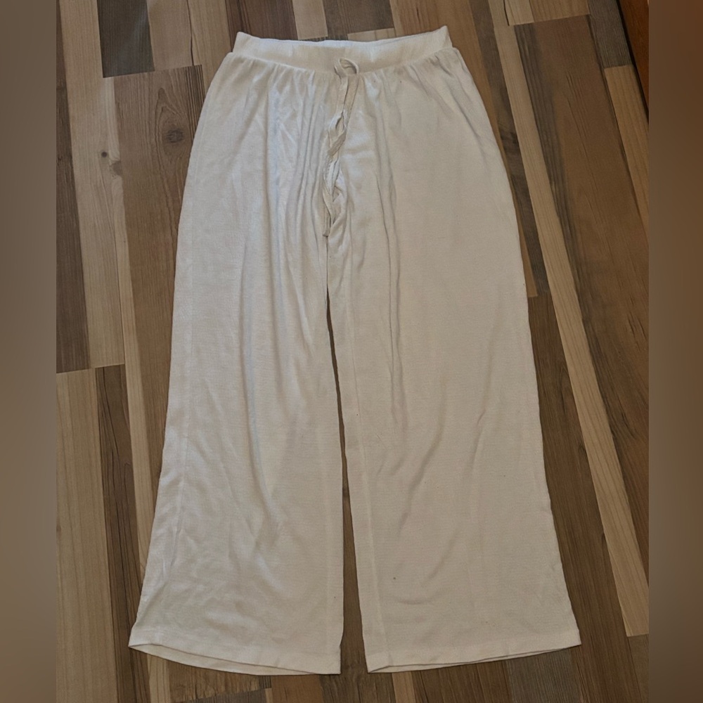 Aerie Cream Pajama Pants